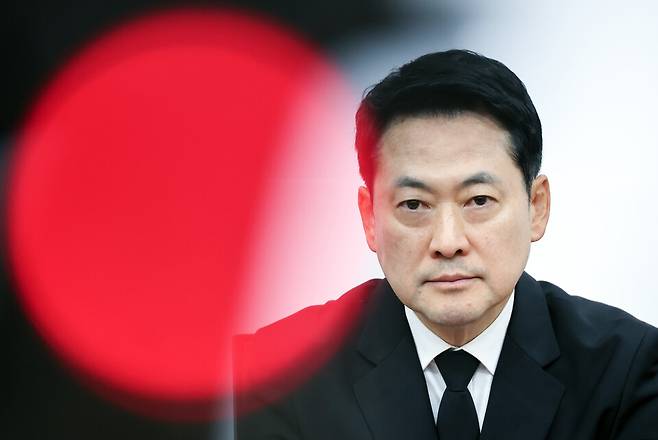 장동혁 국민의힘 대표가 6일 오전 국회에서 열린 긴급 최고위원회의에서 6·3 지방선거에서 불거진 투표용지 부족 사태와 관련해 발언하고 있다. ⓒ연합뉴스