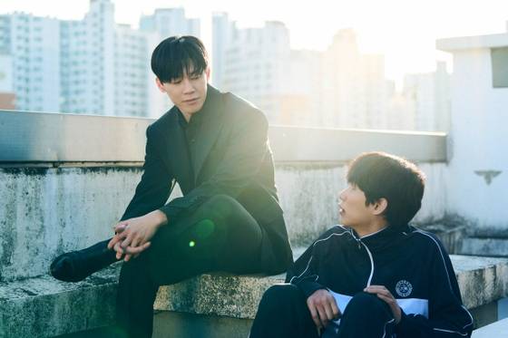 "Teach You a Lesson," starring Kim Moo-yul (left) (Netflix)