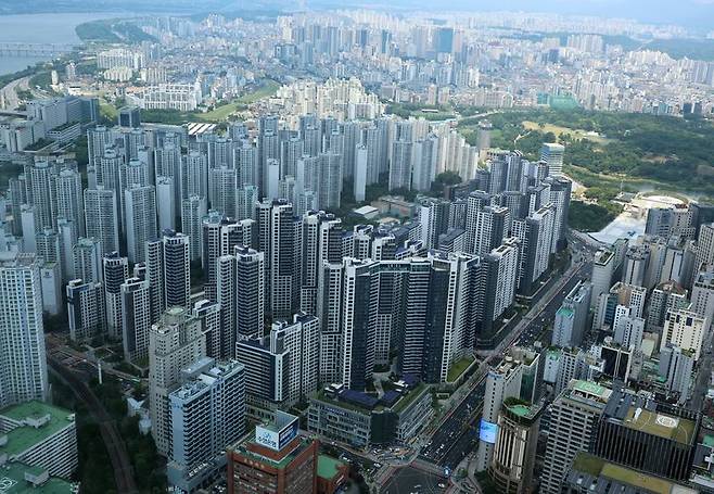 서울 아파트 전경. 뉴시스