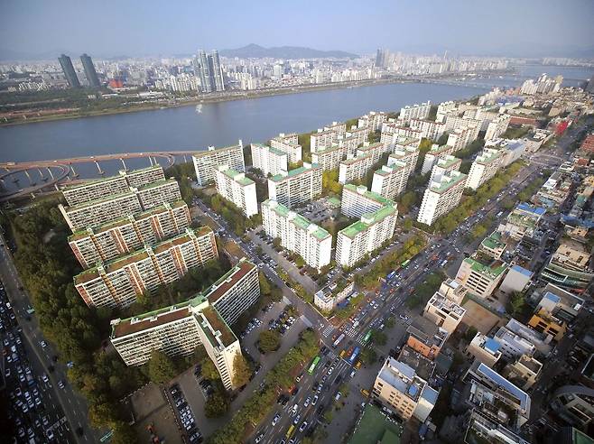 압구정 전경.