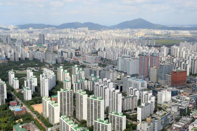 부천 중동신도시 전경. 사진=부천시청