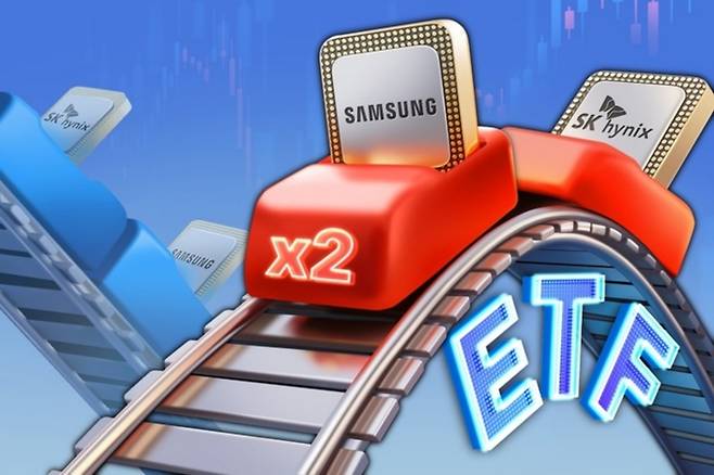오는 31일부터 개인 일반투자자가 삼성전자·SK하이닉스 등 단일종목 레버리지 ETF·ETN을 추가 매수하려면 주식이나 채권과 별도로 계좌에 현금 3000만원 이상을 보유해야 한다. 연합뉴스