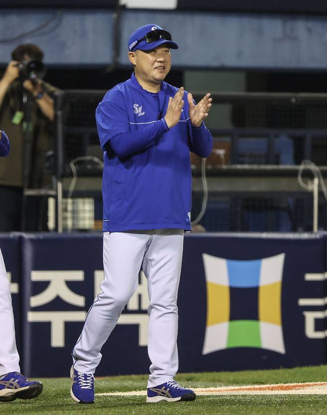 삼성 라이온즈 박진만 감독. /사진=삼성 라이온즈 제공