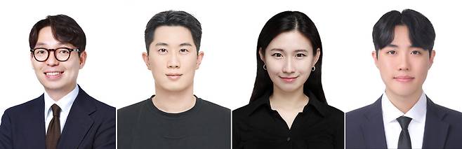 서울대 데이터사이언스대학원의 오민환(왼쪽부터) 교수와 최현준·안희상·신영훈 연구원. (사진=서울대)
