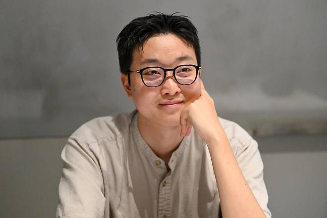 16일 서울 중구 한국일보에서 이충현 조금다른 대표가 본보와 인터뷰를 갖고 있다. 장련성 기자