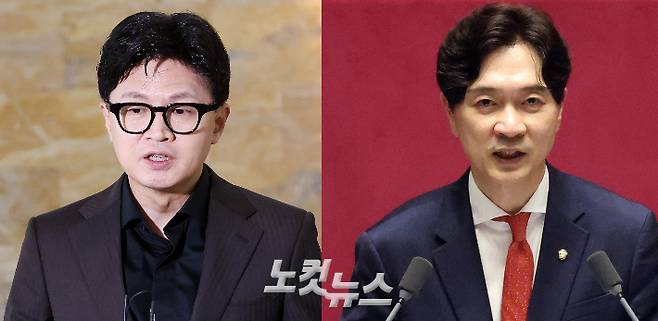 무소속 부산 북구갑 한동훈 의원(왼쪽)과 국민의힘 부산 북구을 박성훈 의원. 윤창원 기자