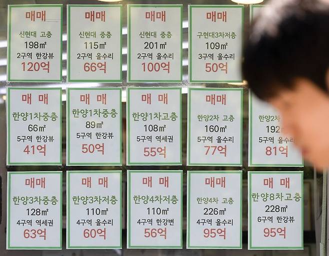 정부가 3일 발표한 '2026년 세제 개편안'에서 오는 2028년부터 거주 중심의 과세 체계로 전환키로 하고, 종합부동산세와 양도소득세 보유공제 및 장기보유특별공제특례를 단계적으로 모두 폐지하기로 했다. 이날 서울 강남구의 한 부동산중개업소에 매물 정보가 게시돼 있다. 뉴스1