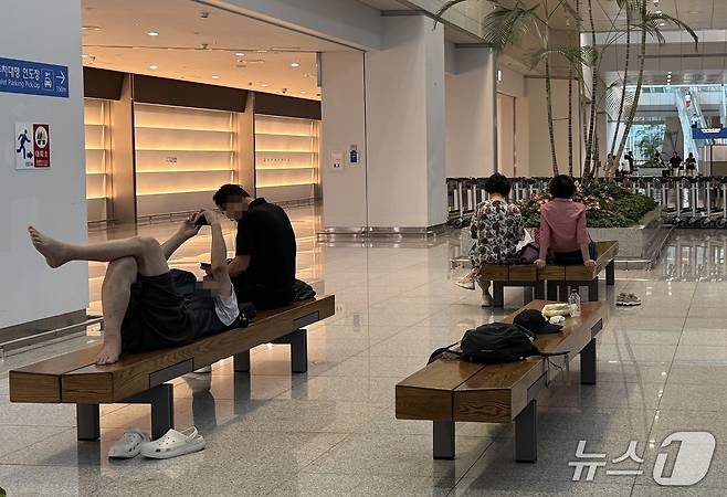 인천국제공항 제2여객터미널 지하 모습.2026.8.4/뉴스1