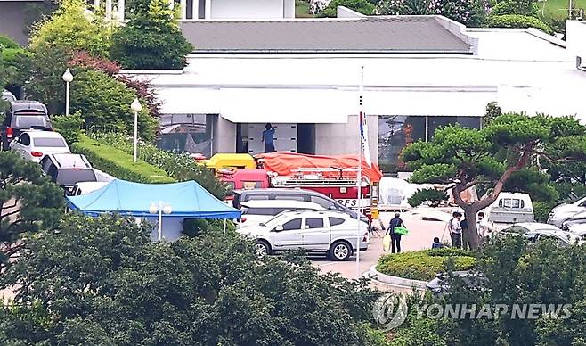 한남동 대통령 관저 (서울=연합뉴스) 김도훈 기자 = 2022.7.12 superdoo82@yna.co.kr
