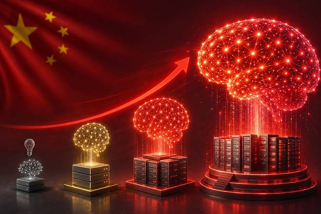 대형화하는 중국 AI. /챗GPT 생성