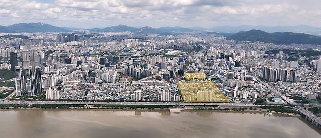 성수3지구 항공 사진.(사진제공=삼성물산)