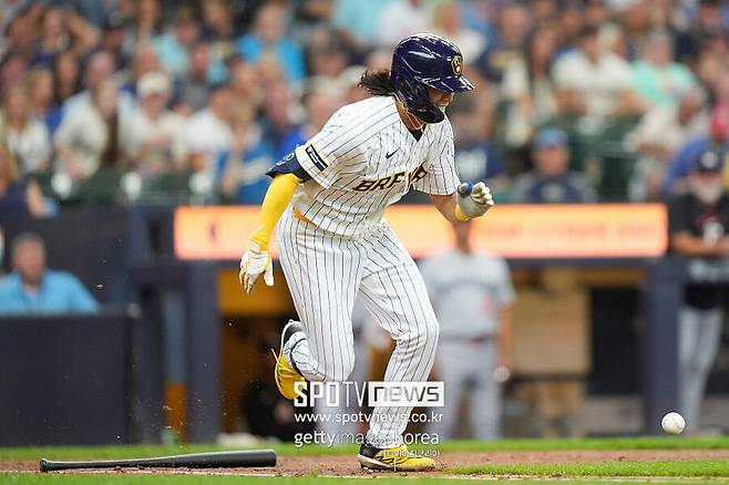 ▲ 밀워키 브루어스 소속으로 데뷔전을 성공적으로 치러 낸 배지환.