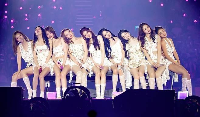 트와이스. 사진lJYP엔터테인먼트
