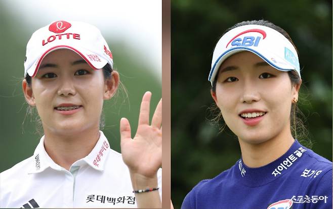 황유민(왼쪽)과 이동은이 14일(한국시간) 개막하는 스탠더드 포틀랜드 클래식에서 나란히 부진 탈출에 도전한다. 사진제공 | KLPGA