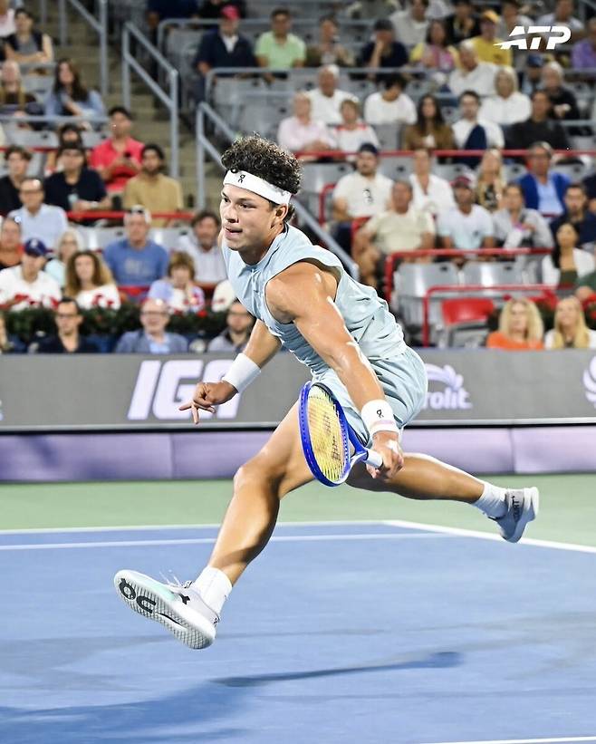 벤 셸턴의 피지컬은 단연 압도적이다. ATP 투어