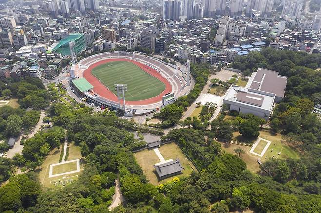 서울 용산구 효창공원 전경. 용산구청 제공