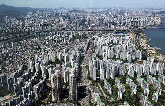 서울 강남3구 일대 아파트 단지 모습/연합뉴스