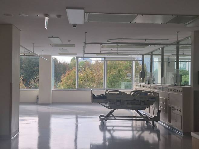 비어 있는 소아 중환자실의 모습. 사진 '다음 세대 소청과 모임(Nextgen Pediatrics·NGP)'