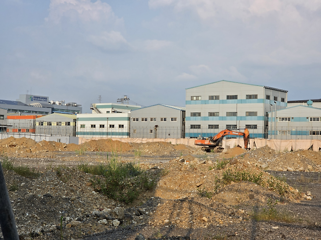 인천 미추홀구 도화동에 들어설 최대 80MW 규모의 데이터센터가 착공을 앞둔 모습. 서소정 기자.
