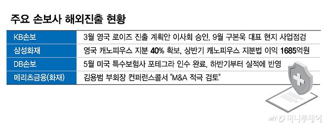 주요 손보사 해외진출 현황/그래픽=김현정