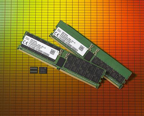 SK하이닉스 DDR5가 탑재된 D램 모듈. 사진제공=SK하이닉스