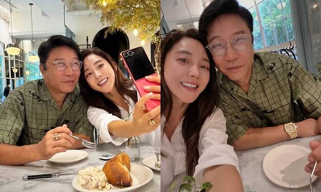 바다가 이수만을 만난 근황을 공개했다. / 사진=바다 SNS
