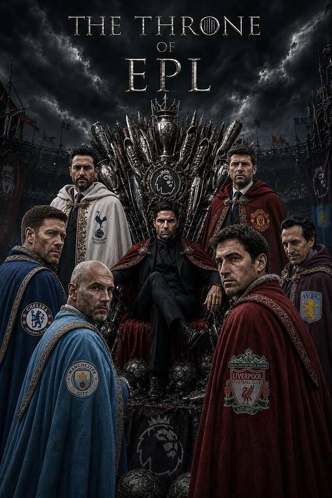 AI가 생성한 26-27 epl 개막 예고 포스터./배준용 기자