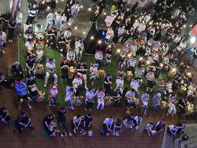 지난해 열린 '예술극_장(場) 시네마' 모습(한국문화예술위원회 제공)