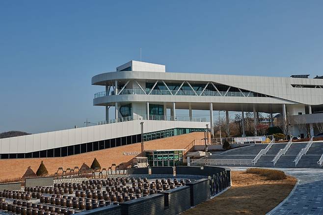 파주 대표 특산품인 장단콩을 테마로 한 파주장단콩웰빙마루. /파주시 제공