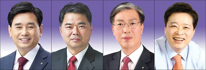 경북도의회 김용현·김창기·윤철남·이춘우 의원(왼쪽부터). /경북도의회 제공