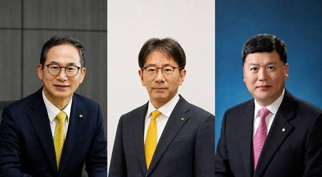 KB금융 회장후보추천위원회가 차기 회장 최종 숏리스트로 추천한 양종희·이재근·권광석 후보.