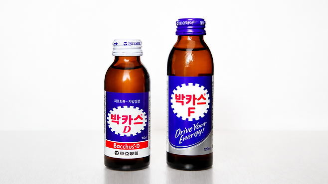 박카스 D와 F는 타우린 함량이 다르다. D에는 2000mg, F 1000mg으로 D의 타우린 함량이 두 배 많다. 사진=나무위키