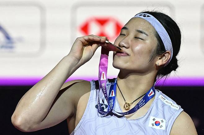 ▲ 안세영의 이름이 대진표 가장 위에 놓이자 중국의 관심은 의외의 곳으로 향했다. 우승할 수 있느냐가 아니라 결승까지 갈 선수가 누구일지로 준우승에 만족하는 모습이다. ⓒ연합뉴스