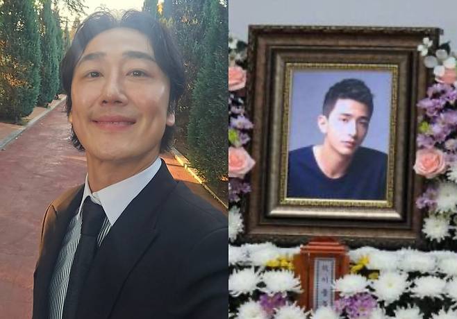 윤진영(왼쪽), 고 이용주 /사진=윤진영, 김호창 SNS
