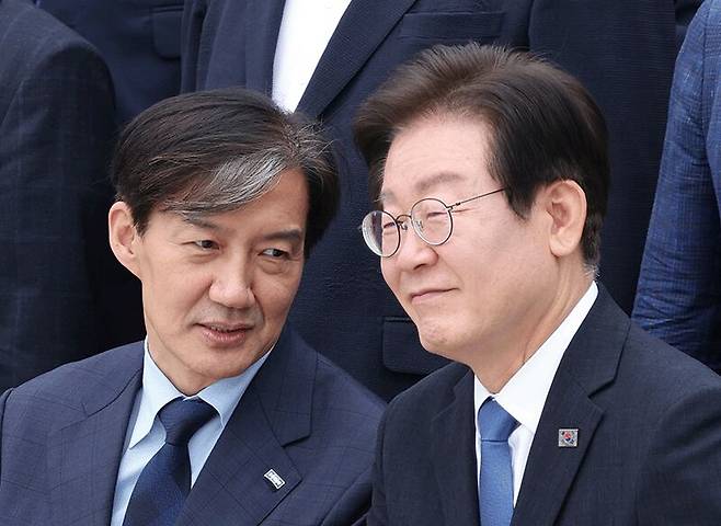 이재명 대통령과 조국 전 조국혁신당 대표. /뉴시스
