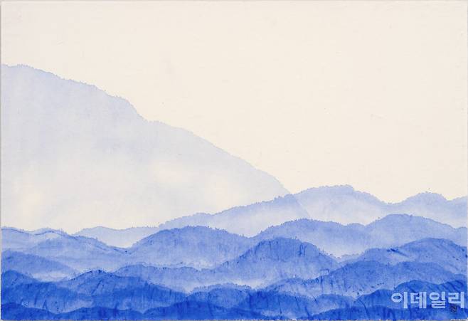 김민정의 ‘블루 마운틴’(Blue Mountain, 2020). 2일 서울 강남구 코엑스에서 개막하는 ‘키아프 서울 2026’에 갤러리현대가 내거는 작품 중 하나다(사진=갤러리현대).