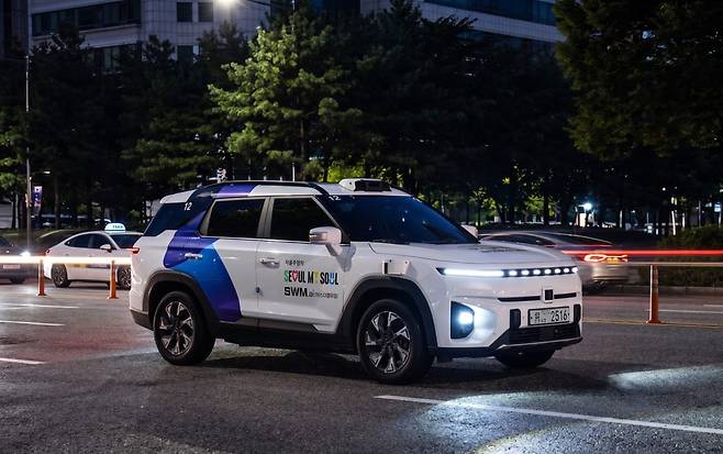 토레스 EVX 로보택시. (사진=KGM)