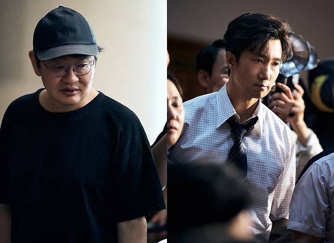허진호 감독과 박해일 배우 ⓒ하이브미디어코프