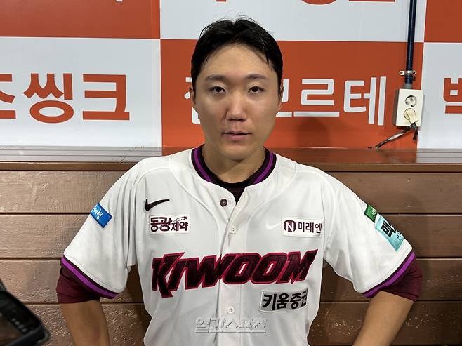 3일 서울 고척스카이돔에서 열린 SSG 랜더스와의 홈 경기에서 끝내기 안타를 기록한 추재현. 고척=김수민 기자