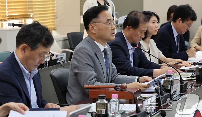 차정인 국가교육위원회 위원장이 4일 서울 종로구 정부서울청사에서 대통령소속 국가교육위원회 9차 회의를 주재하고 있다. 2026.9.4 ⓒ 뉴스1 이종덕 기자