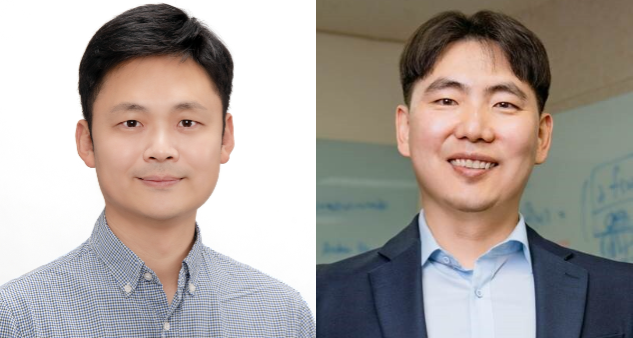 포스텍 인공지능대학원 김원화 교수 (왼쪽), 컴퓨터공학과 유환조 교수. /포스텍 제공
