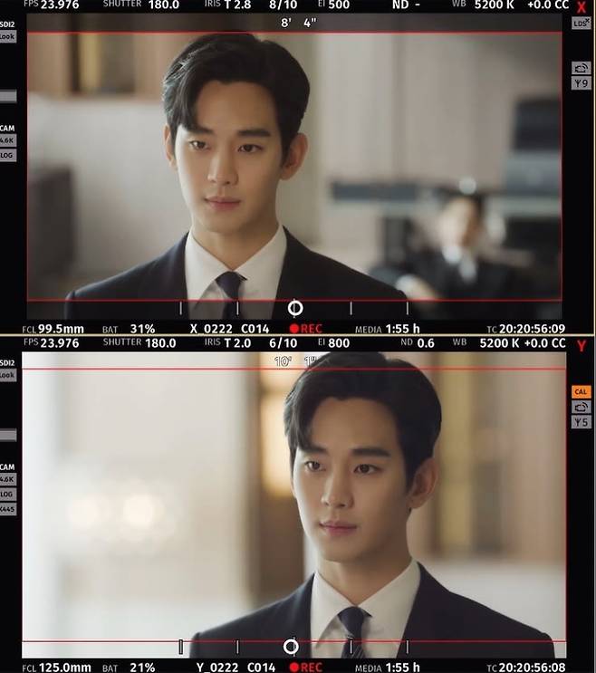 '눈물의 여왕' 당시 김수현이 직접 게재한 사진 / 사진=김수현 공식계정