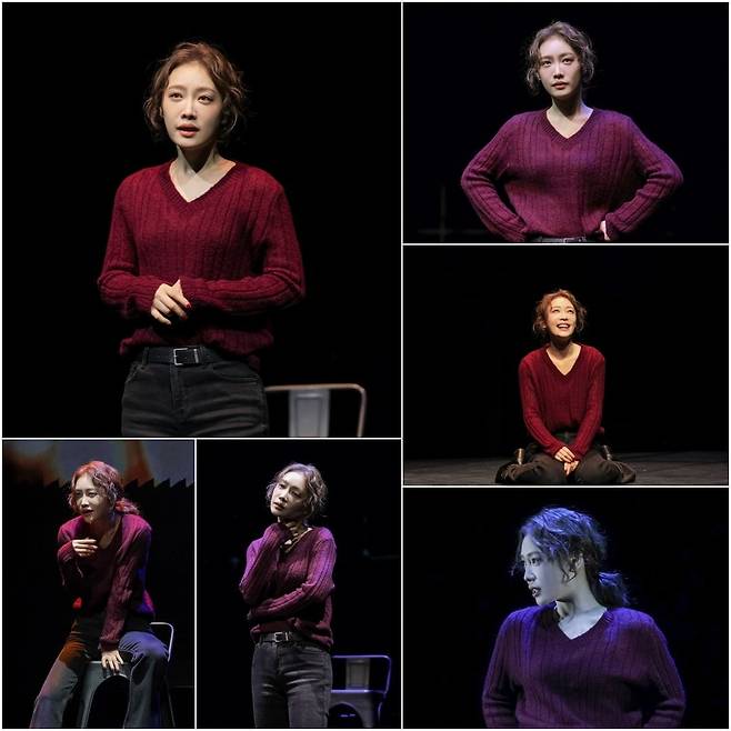 배우 김히어라가 수위 높은 대사와 과감한 표현을 소화하며 연극 '플리백'의 약 3개월간 여정을 마쳤다./사진제공=그램엔터테인먼트