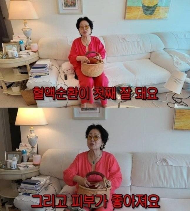 배우 선우용여가 뇌경색 후유증을 고백했다. / 사진=순풍선우용여