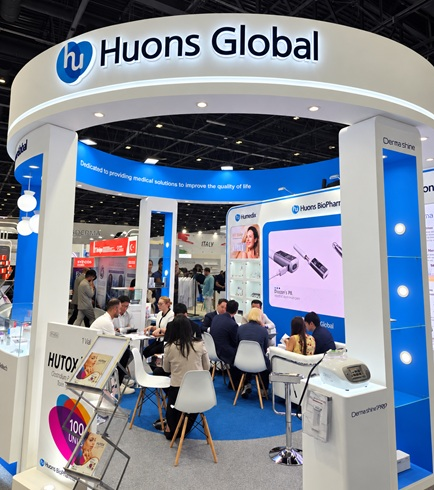 Humedix, Huons Meditech, and Huons BioPharma of Huons Group participated in the Dubai World Dermatology and Laser Conference and Exhibition, 'Dubai Derma 2026', held from September 8 to 10 at the Dubai World Trade Centre, UAE.(image=Huons.)