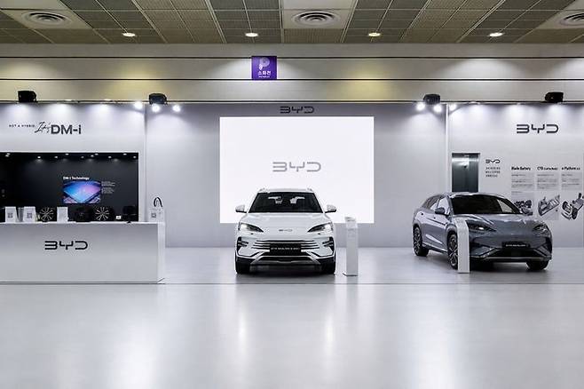 ‘EV트렌드코리아 2026’ BYD 부스 전경 ⓒBYD