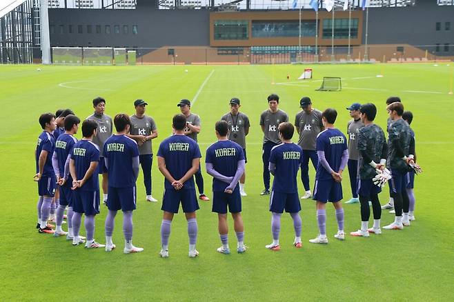 2026 아시안게임 남자 축구 국가 대표팀 선수들. 연합뉴스