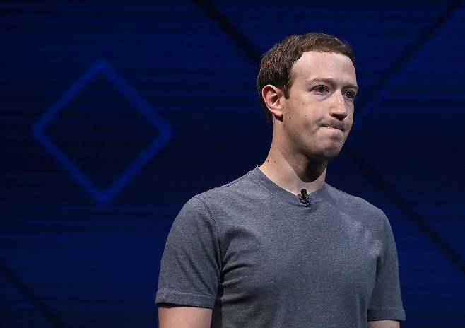 페이스북 모회사 메타플랫폼(이하 메타)의 최고경영자(CEO) 마크 저커버그. AFP=연합뉴스