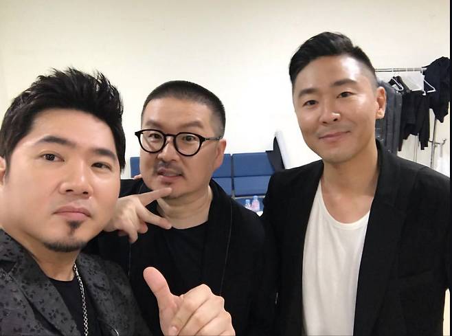 영원한 솔리드. 김조한 정재윤 이준(왼쪽부터). 김조한 제공