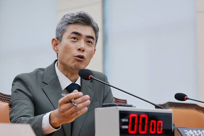 지난 16일 국회에서 열린 강신철 국방부장관 후보자 인사청문회. (출처:연합)